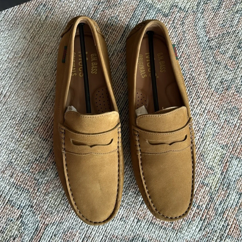 G.H. Bass Men's Davis Slip-On Suede Driver Mocs - Picture 6 of 12